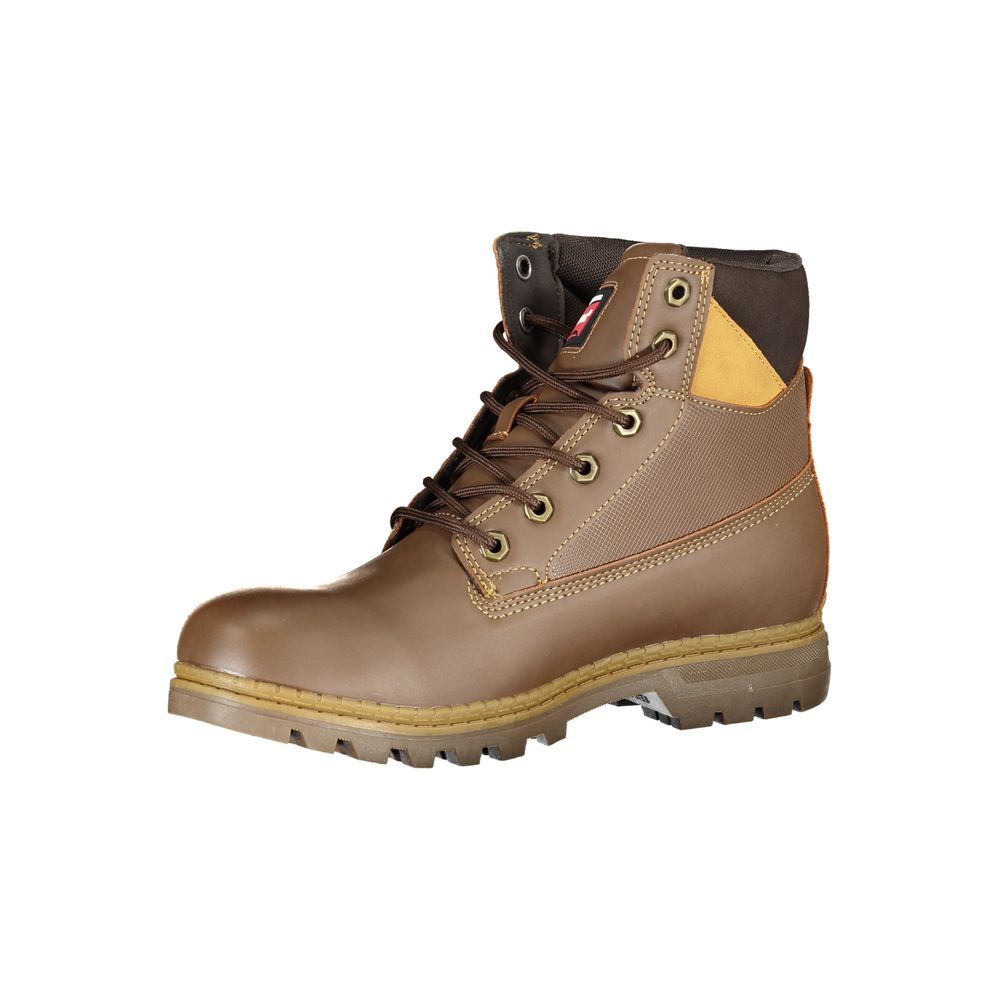 Carrera Chic Lace-Up Boots with Contrasting Details by Carrera