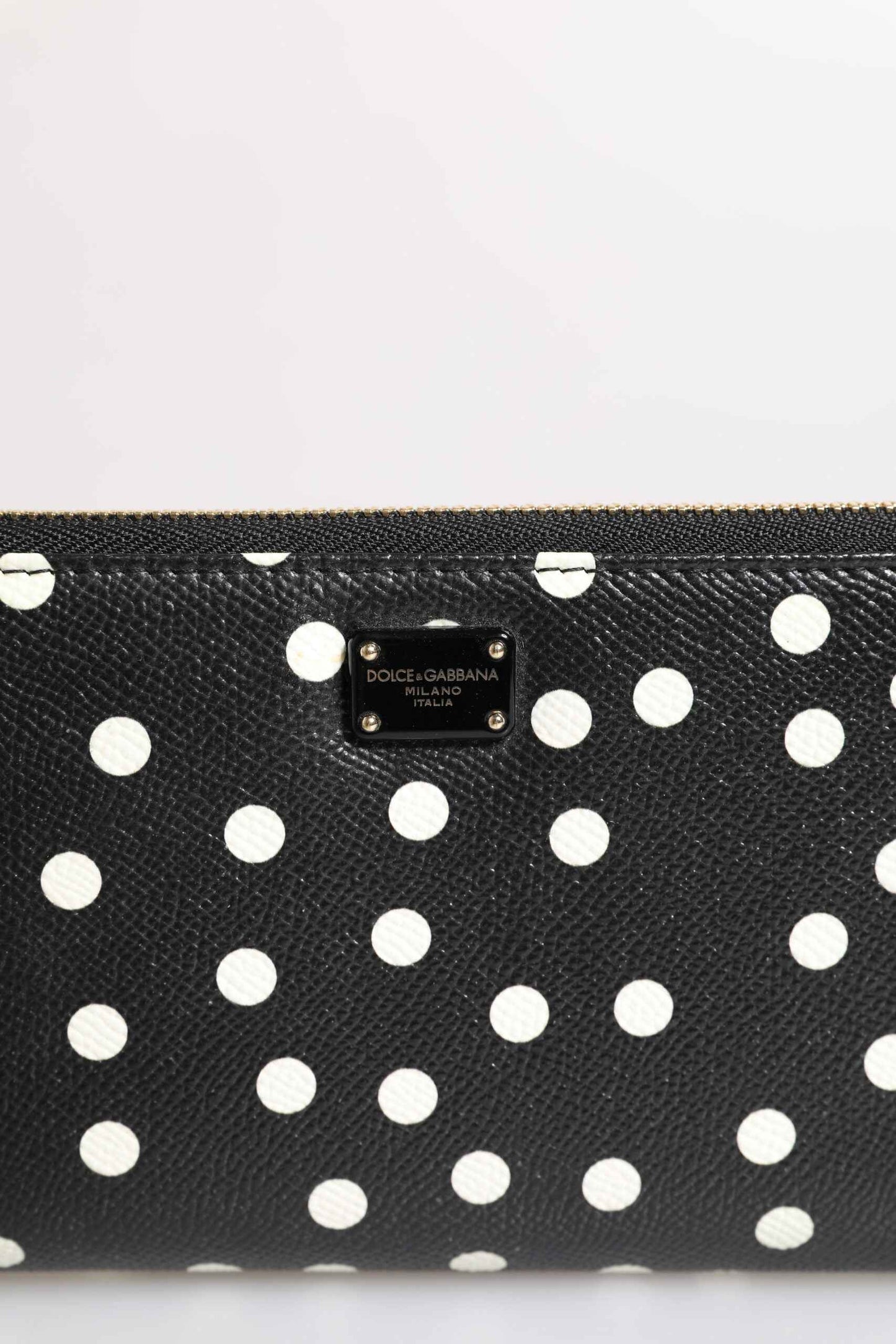 Dolce & Gabbana Continental Portemonnee Kalfsleer Zwart-Wit by Dolce & Gabbana