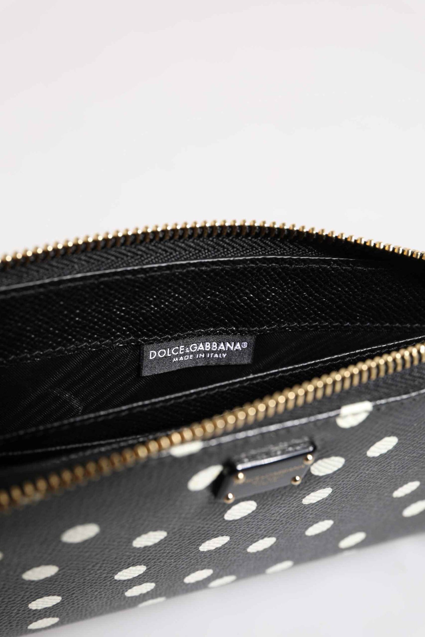 Dolce & Gabbana Continental Portemonnee Kalfsleer Zwart-Wit by Dolce & Gabbana