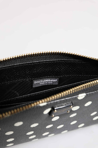 Dolce & Gabbana Continental Portemonnee Kalfsleer Zwart-Wit by Dolce & Gabbana