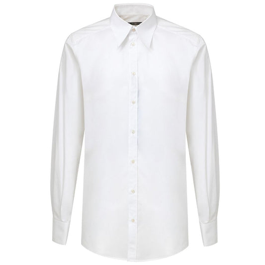 Dolce & Gabbana White Cotton Shirt by Dolce & Gabbana