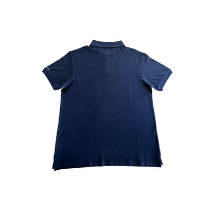 Polo Trussardi Beachwear en coton bleu pour homme