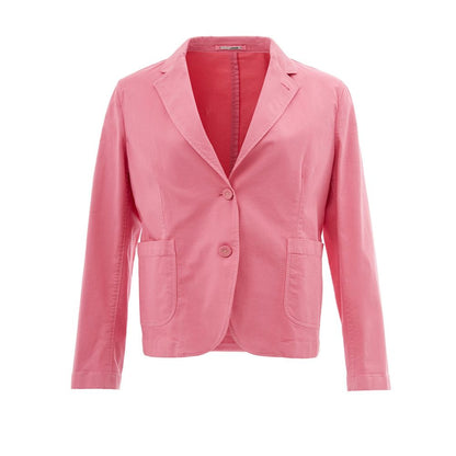 Veste élégante en coton rose Lardini pour elle