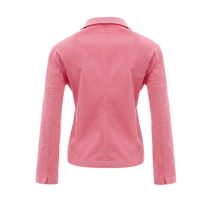 Veste élégante en coton rose Lardini pour elle