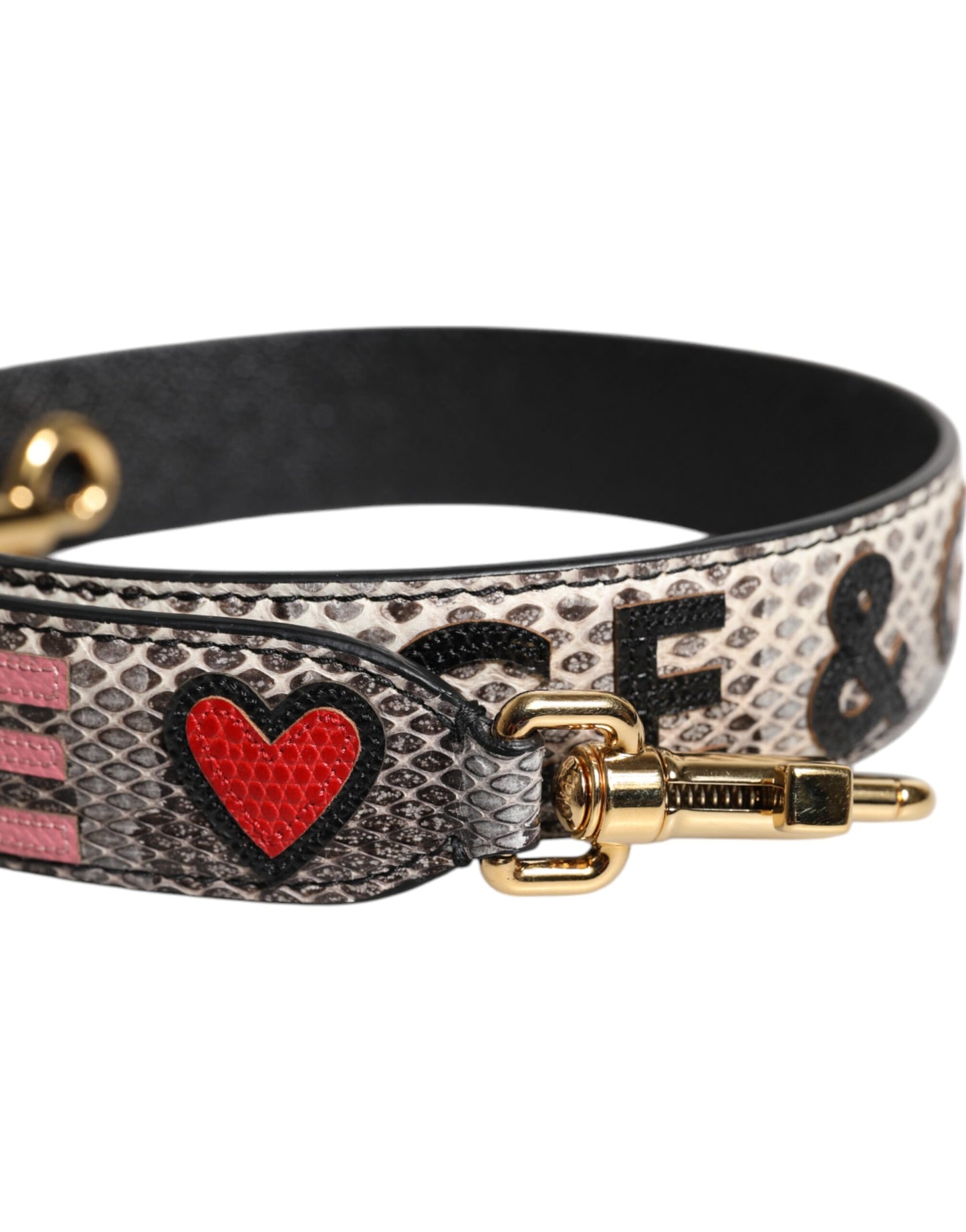 Dolce &amp; Gabbana Multicolor DG AMORE Patch Bag Shoulder Strap