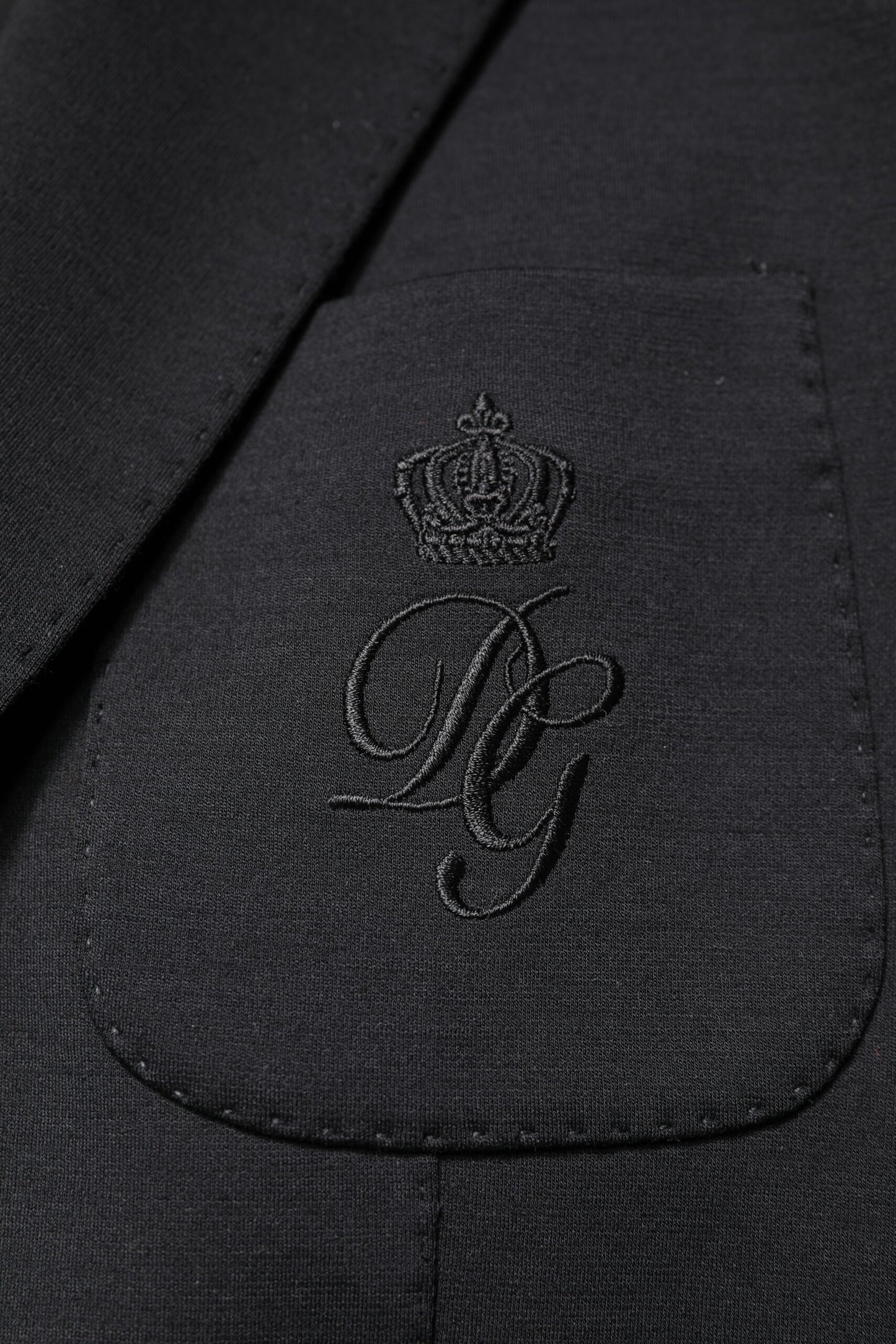 Dolce &amp; Gabbana - Blazer noir à simple boutonnage pour homme