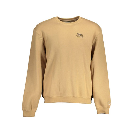 Guess Jeans Beige Cotton Men Sweater