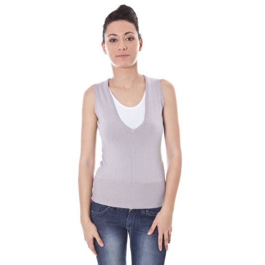 Datch Gray Cotton Sweater by Datch