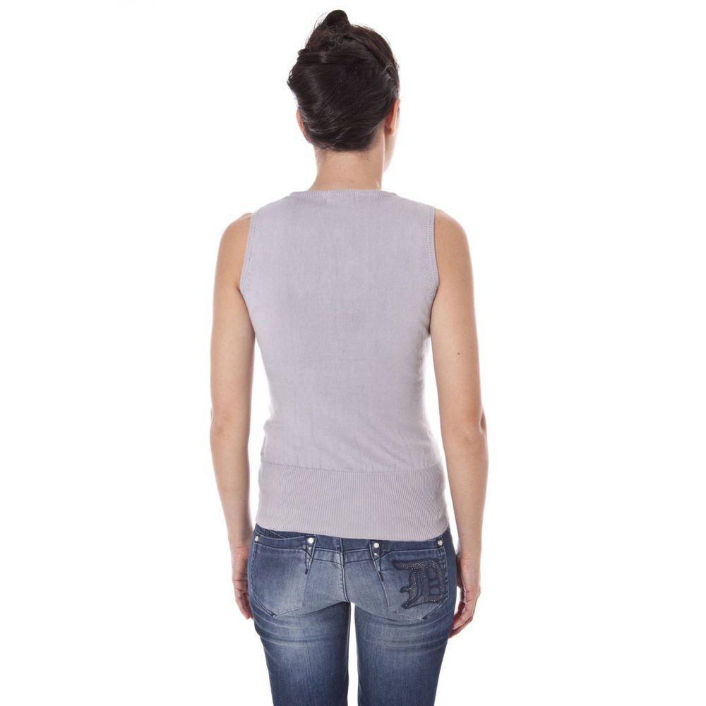Datch Gray Cotton Sweater by Datch