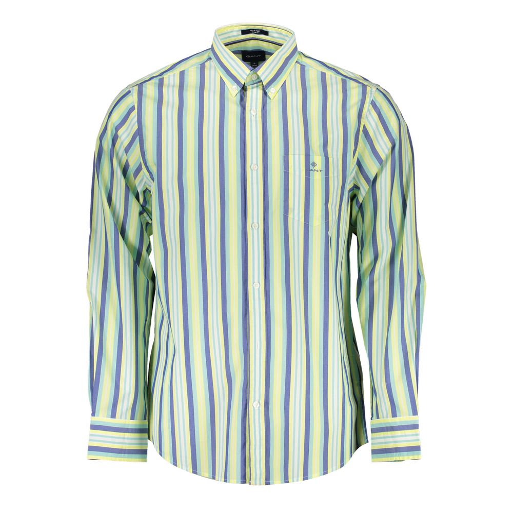 Gant Yellow Cotton Men Shirt by Gant