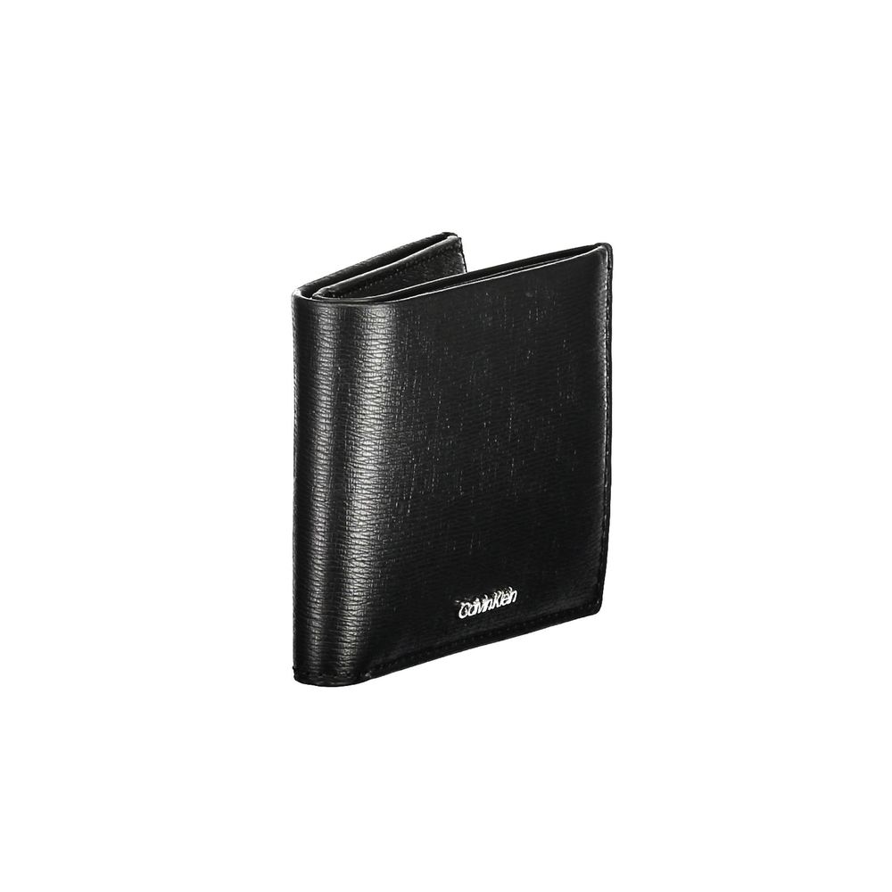 Portefeuille homme Calvin Klein en polyester noir