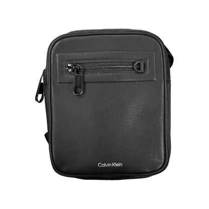 Sac à bandoulière noir élégant Calvin Klein avec détails contrastés