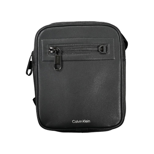 Sac à bandoulière noir élégant Calvin Klein avec détails contrastés