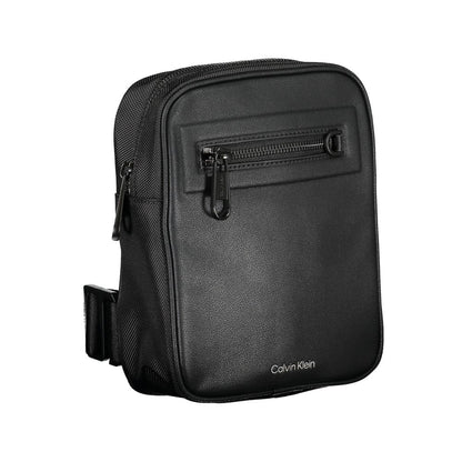 Sac à bandoulière noir élégant Calvin Klein avec détails contrastés