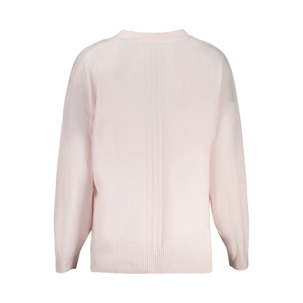 Guess Jeans Pink Acrylic Women Sweater by Guess Jeans