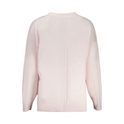 Guess Jeans Pink Acrylic Women Sweater by Guess Jeans