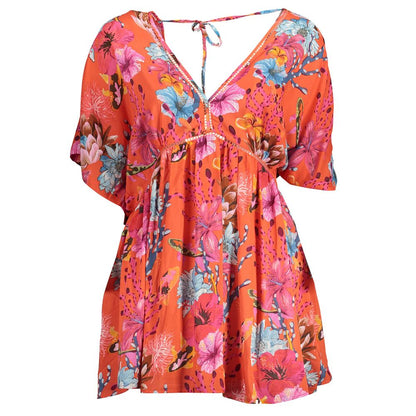 Desigual Red Viscose Women Dress by Desigual