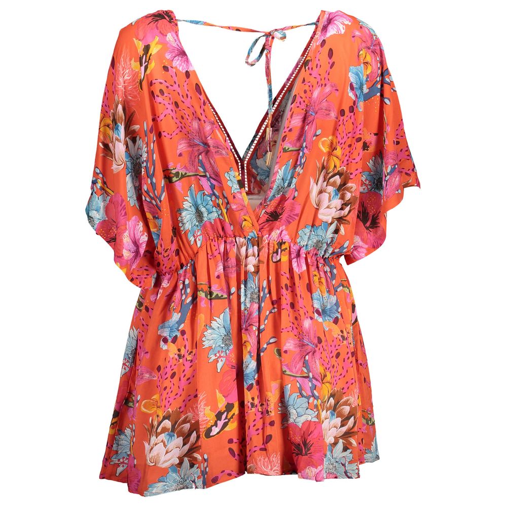 Desigual Red Viscose Women Dress by Desigual