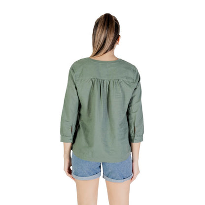 Chemise en lin vert Street One