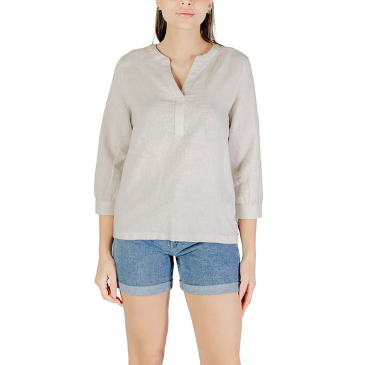 Chemisier en lin beige Street One