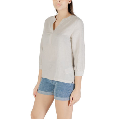 Chemisier en lin beige Street One
