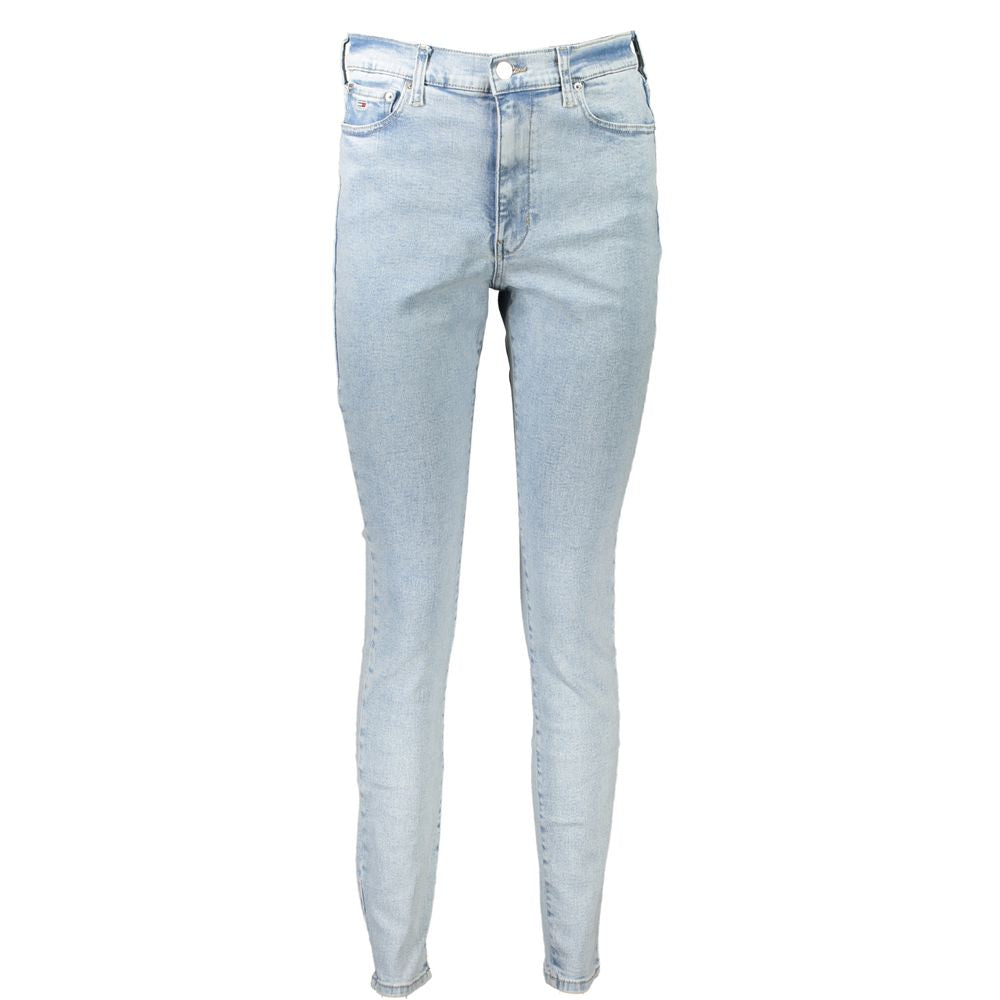 Tommy Hilfiger Light Blue Cotton Women Jeans by Tommy Hilfiger