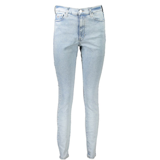 Tommy Hilfiger Light Blue Cotton Women Jeans by Tommy Hilfiger