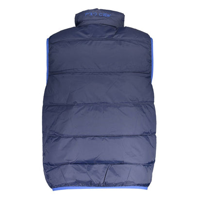 La Martina Blue Polyamide Men Jacket by La Martina