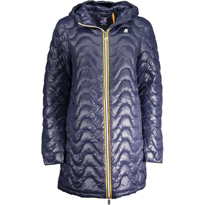 K-WAY Blue Polyamide Jackets &amp; Coat