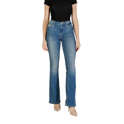 Liu Jo Blue Cotton Bootcut Jean