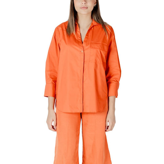 Chemise en coton orange Liu Jo