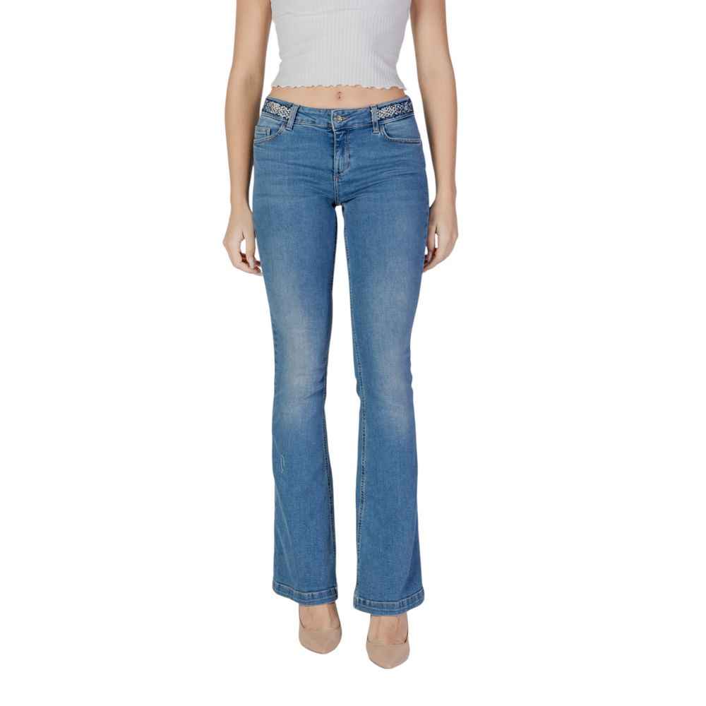 Liu Jo Lichtblauw Katoenen Bootcut Jeans Voor Dames