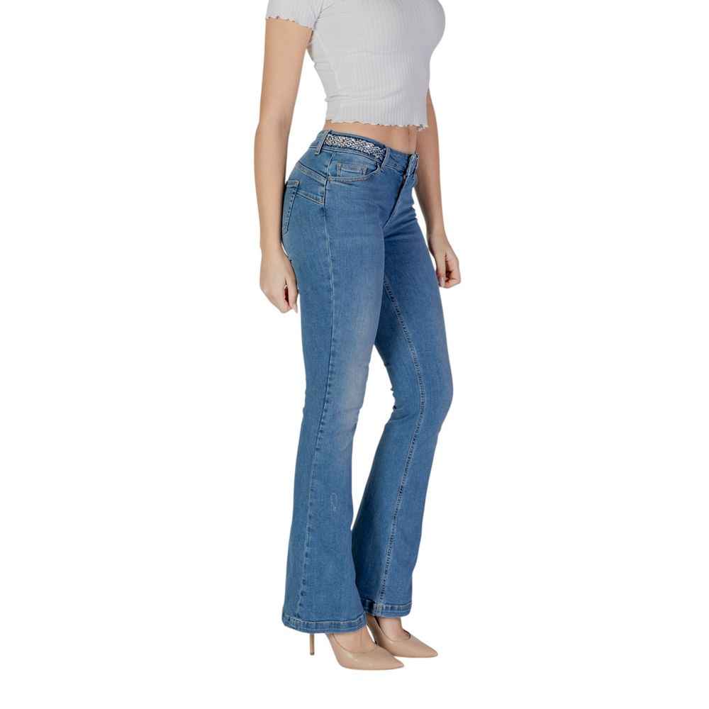 Liu Jo Lichtblauw Katoenen Bootcut Jeans Voor Dames