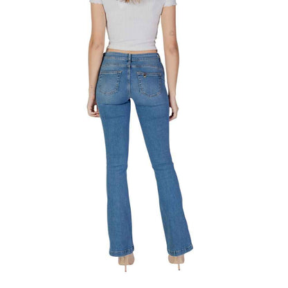 Liu Jo Lichtblauw Katoenen Bootcut Jeans Voor Dames
