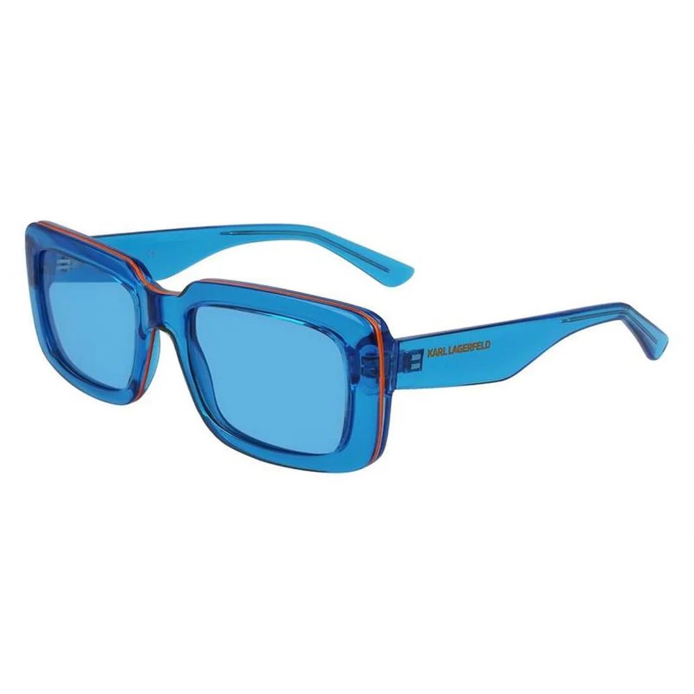 Karl Lagerfeld Blue Injected Sunglasses by Karl Lagerfeld