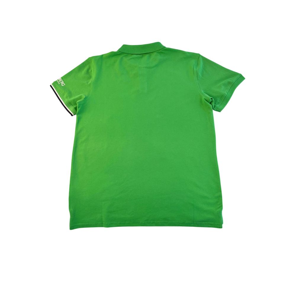 Polo homme en coton vert iceberg