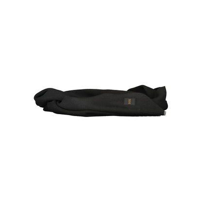 Écharpe en laine noire Hugo Boss pour homme