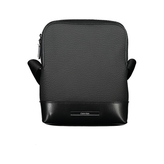 Sac à bandoulière noir élégant Calvin Klein avec détails contrastés