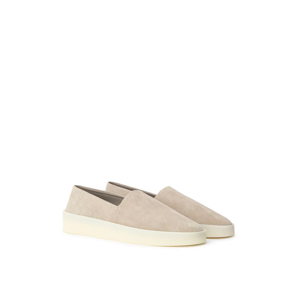 Fear Of God Gray Leather Slip-On Loafer