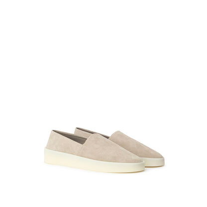 Fear Of God Gray Leather Slip-On Loafer