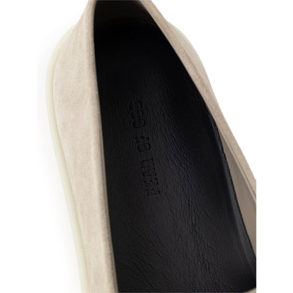 Fear Of God Gray Leather Slip-On Loafer