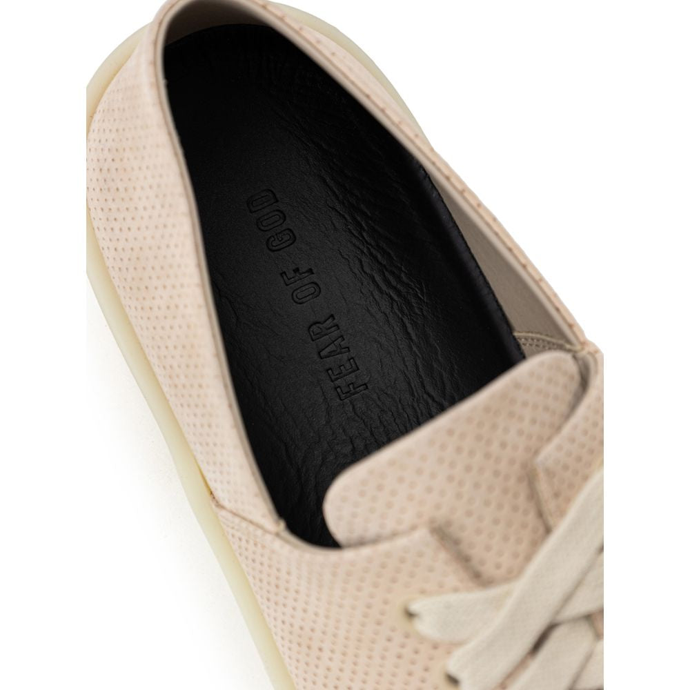Fear Of God Beige Leather Sneaker by Fear Of God