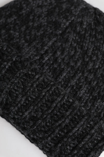 Dolce &amp; Gabbana Gray Cashmere Knitted Winter Beanie Hat