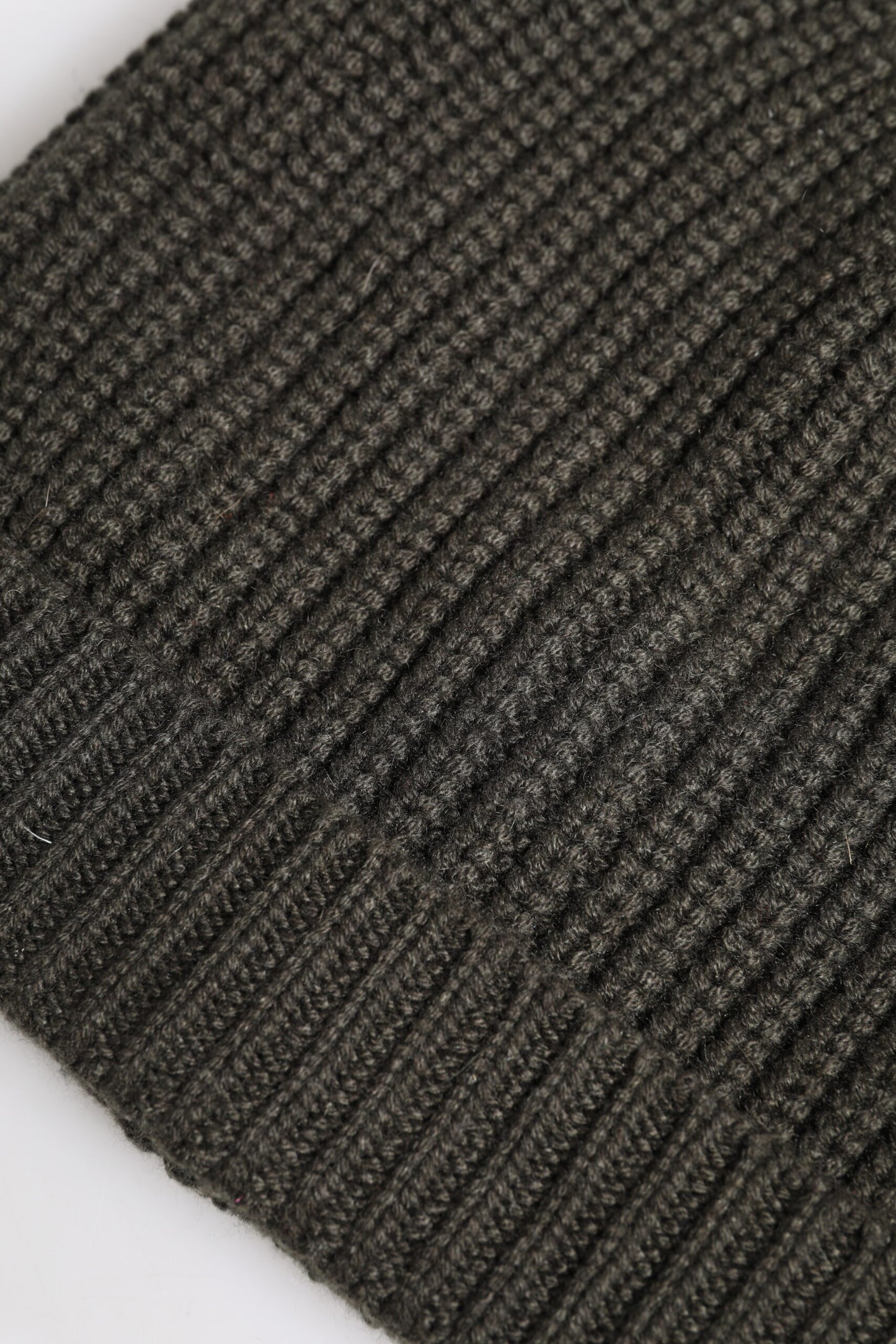Dolce &amp; Gabbana Dark Gray Cashmere Knit Winter Beanie Hat