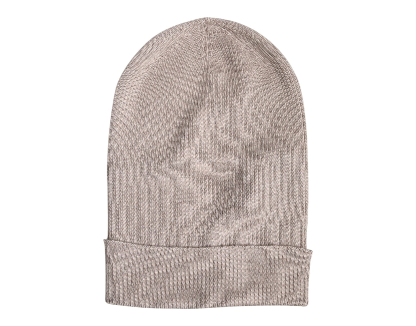 Dolce &amp; Gabbana Beige Cashmere Knitted Winter Beanie Hat