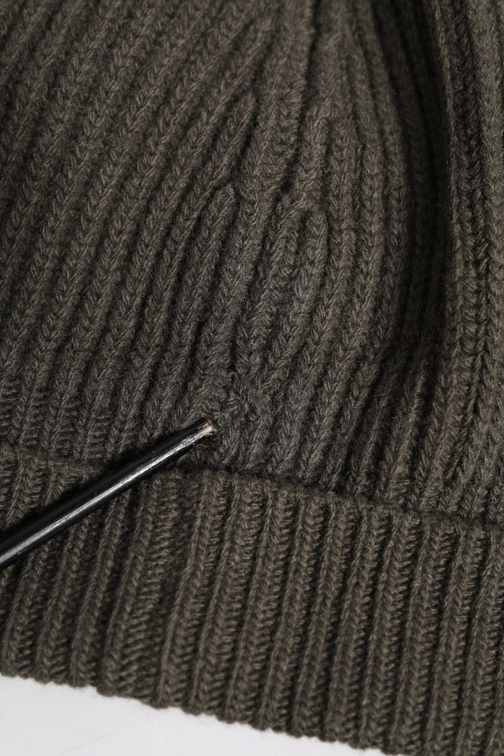 Dolce & Gabbana Green Wool DG Plaque Knitted Winter Beanie Hat by Dolce & Gabbana