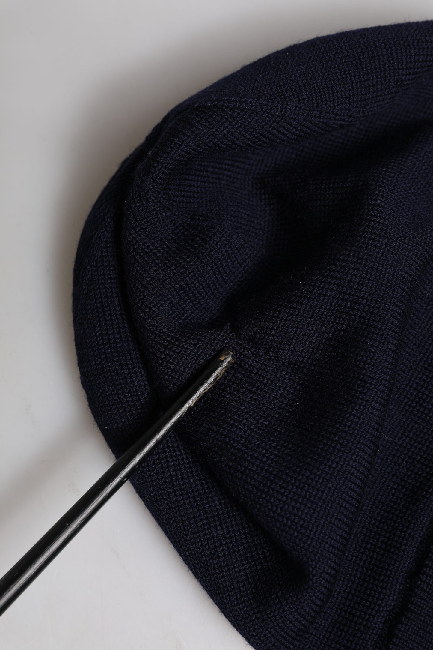 Dolce &amp; Gabbana Black Wool #DGLovesLondon Winter Beanie Hat