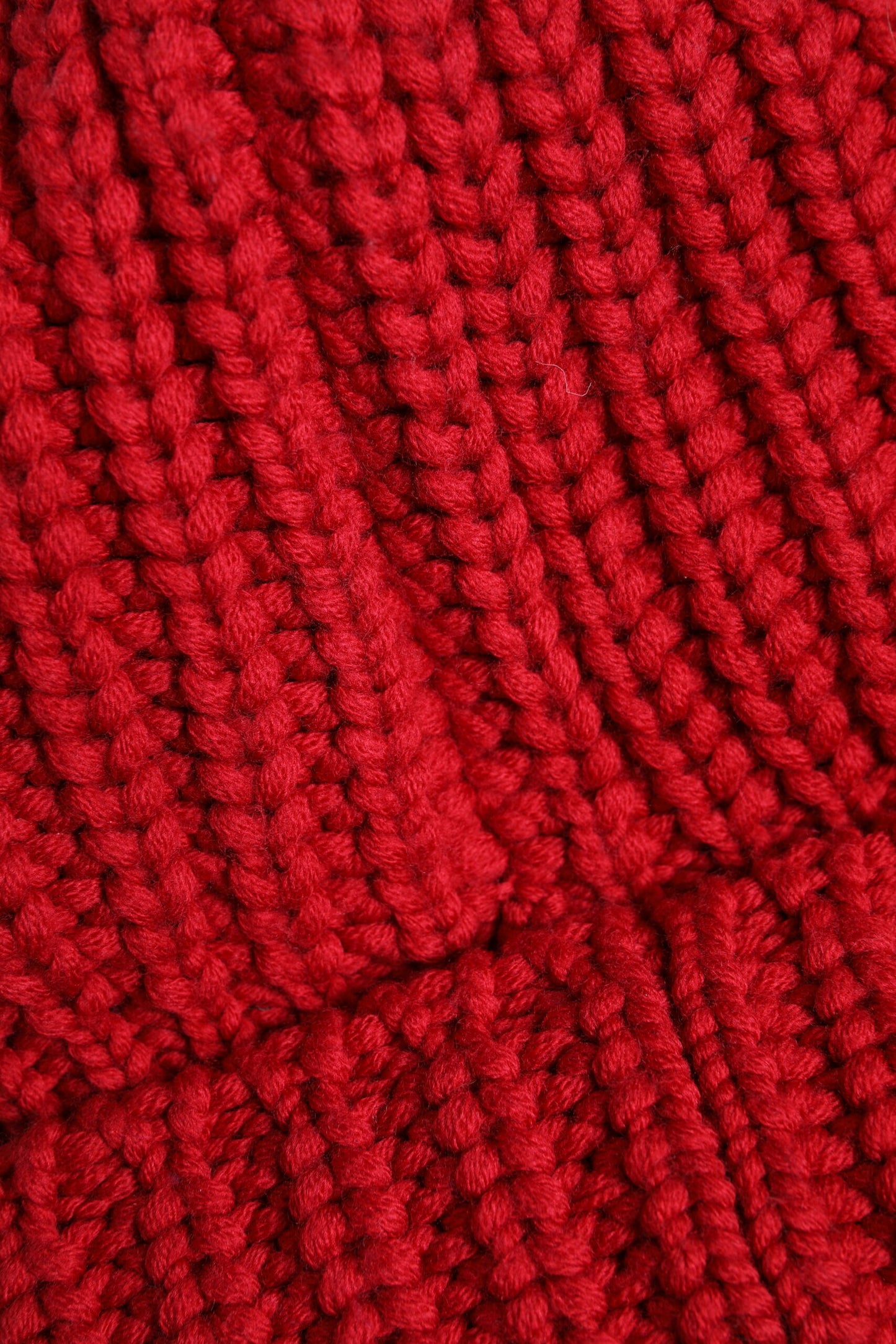 Dolce &amp; Gabbana Red Solid Wool Knitted Winter Beanie Hat