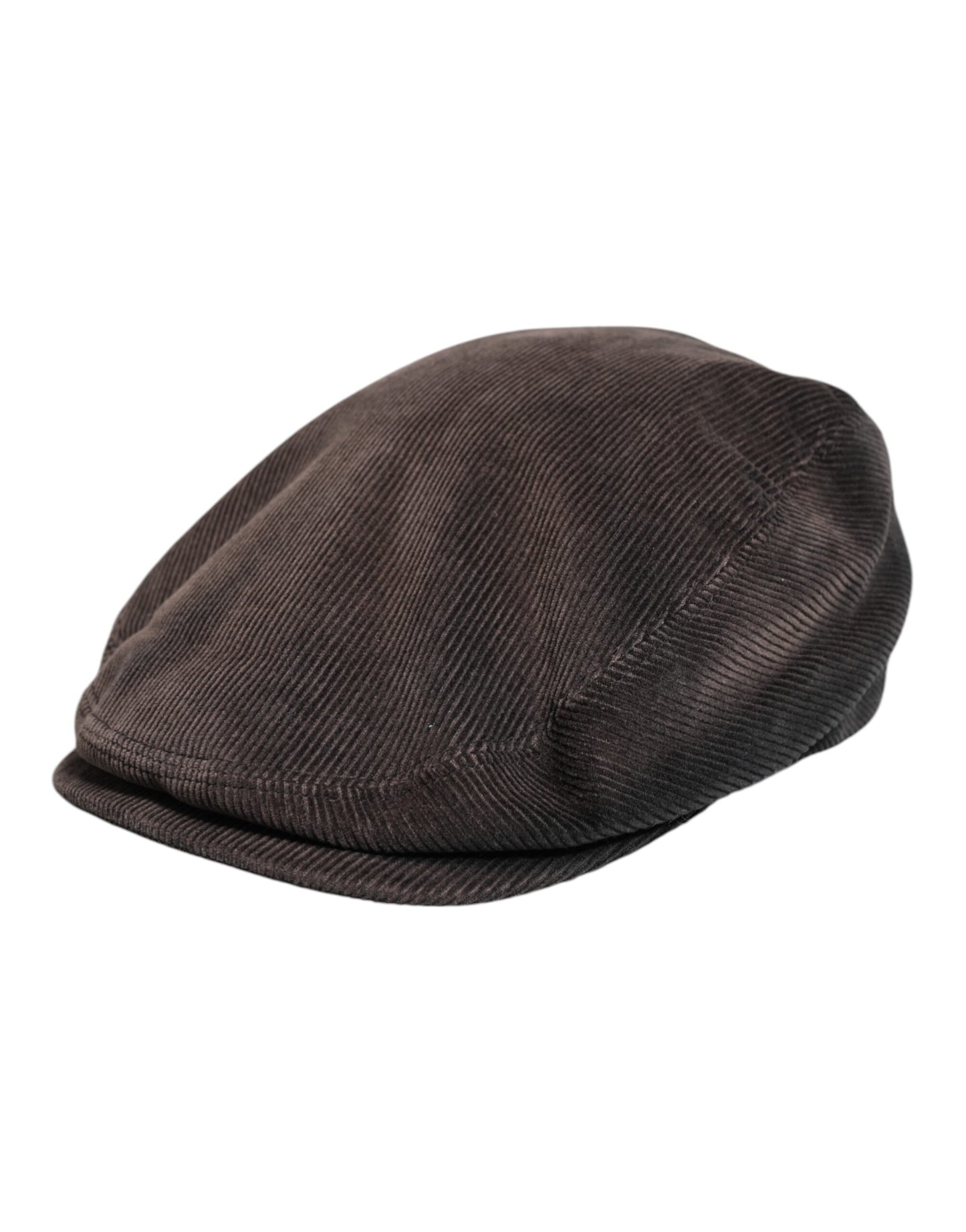 Dolce &amp; Gabbana Brown Cotton Newsboy Capello Cabbie Hat