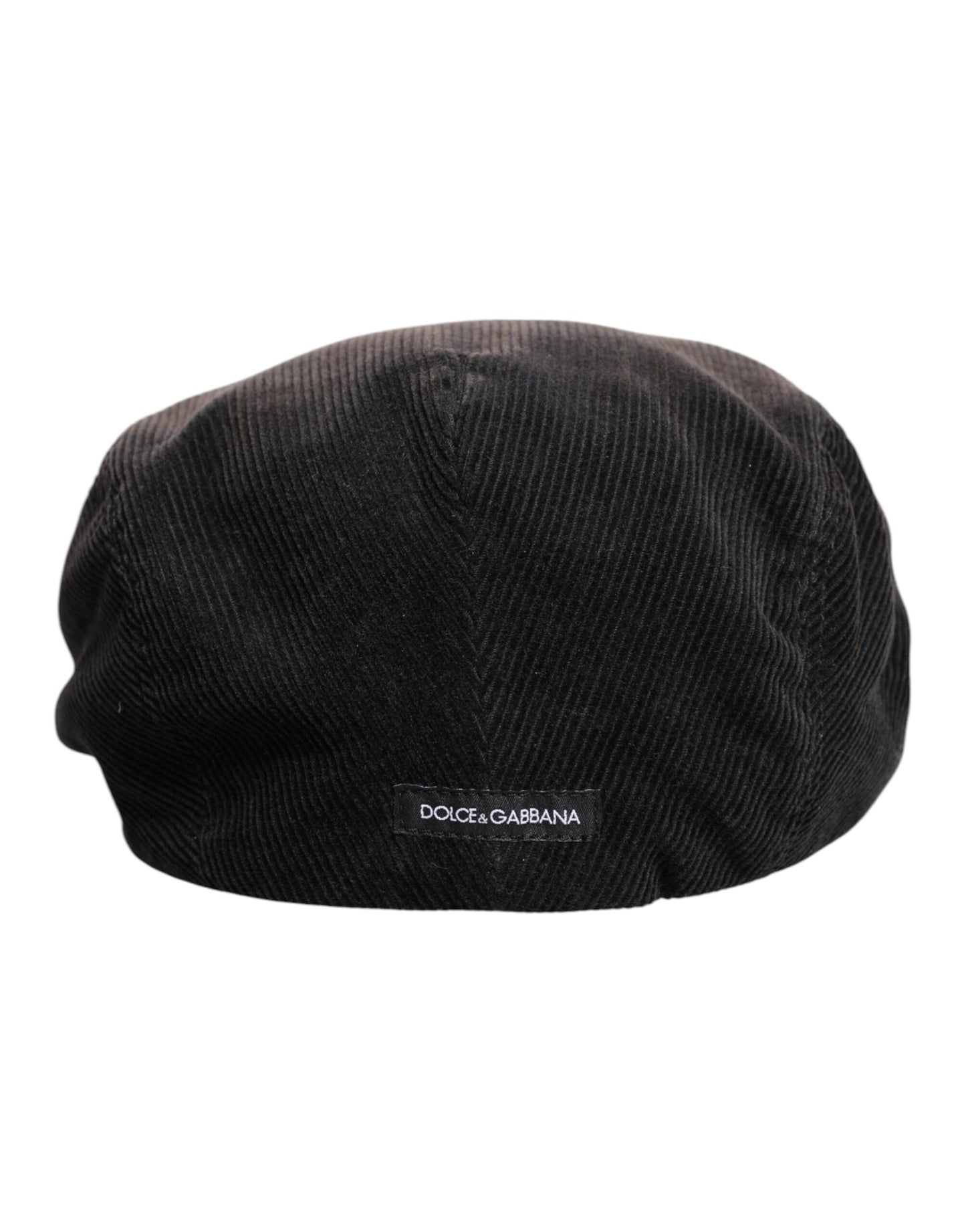 Dolce &amp; Gabbana Brown Cotton Newsboy Capello Cabbie Hat